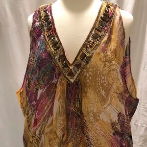 Jeweled Tank Top